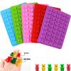 Large Bear Gummy Mold New Big Silicone Candy Chocolate Cookies Mould Cartoon Ice Cube Tray Cake Decoration Tools Wax Melts