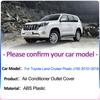 Для Toyota Land Cruiser Prado J150 Lexus GX 400 2010~2018 Крышки воздухозаборников под задними сиденьями Аксессуары для вентиляционной решетки кондиционера