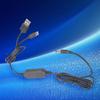 Кабель-переключатель управления USB C + USB на DC5.5mmx2.1mm Конвертер 12V12W Выход Для Цифровых Аксессуаров Портативное Использование