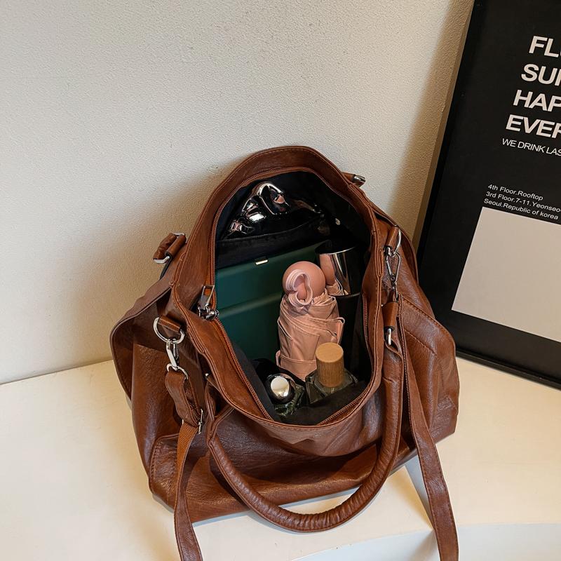 Женская сумка для поездок на работу в стиле ретро, большая вместительная сумка через плечо