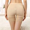 Бесшовное нижнее белье, шорты, женские мягкие хлопковые защитные шорты, женские сексуальные кружевные черные боксеры, женские шорты для мальчиков больших размеров