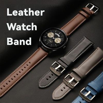 Ремешок для часов из телячьей кожи премиум-класса — совместим с различными брендами — мягкий, дышащий и прочный — размеры 20 мм и 22 мм — стильный и функциональный