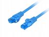 Patchcord Lanberg S/FTP kat.6A 5m LSZH CCA fluke passed niebieski