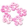 5pcs/lot Gradient Color Flower Beads Acrylic Beads Loose Spacer Beads For Jewelry Making DIY Bracelet Necklace Accessories