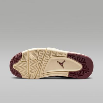 Jordan 4 RM Sail Dark Team Red Coconut Milk (Women's)