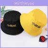 Letter Embroidery Printed Double Faced Bucket Hat Fisherman Hats Gift Fashion