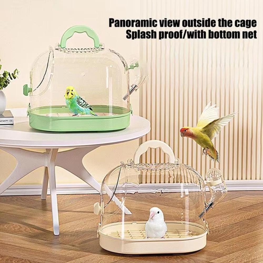 Breathable Bird Transport Cage Portable Parrots Carrying Case Lightweight Bird Carrier Go Out