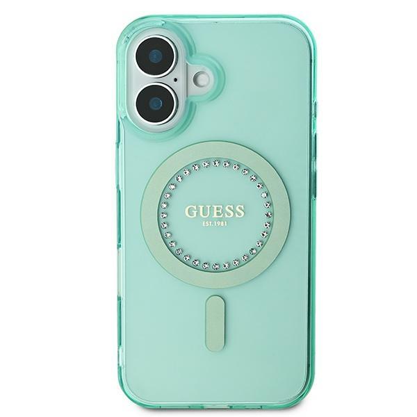 Etui do iPhone 16 Plus Guess MagSafe Hardcase Zielony