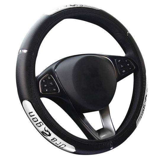 38 см модный дракон дизайн из искусственной кожи автомобильный руль чехол интерьерный декор