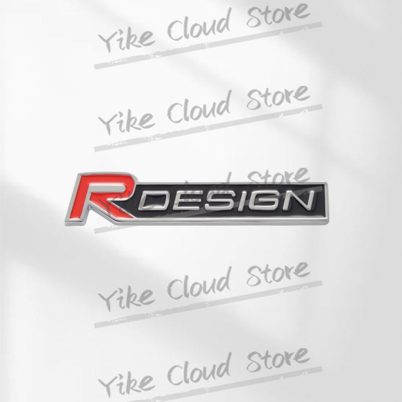 Декоративный значок R Design 3D Наклейка Металлическая Значок на решетку переднего капота Для Volvo S40 S60 S80 S90 V60 V40 XC40 XC60 XC90 XC70 V70 T6