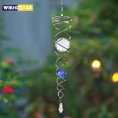 Ловец Солнца Ветряная вертушка Декоративная спиральная спиральная вертушка Созерцающий шар Спиральный хвост Ветряная вертушка Стабилизатор Подвесные кристаллы