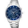 Мужские часы-хронограф Citizen Collection AT2360-59L Eco-Drive (синий)