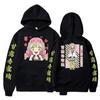 Толстовки с капюшоном Аниме Demon Slayer Kanroji Mitsuri с длинным рукавом Y2k Clothing Printing Sweatshirt Women Loose Fleece Oversize Anime Hoodie