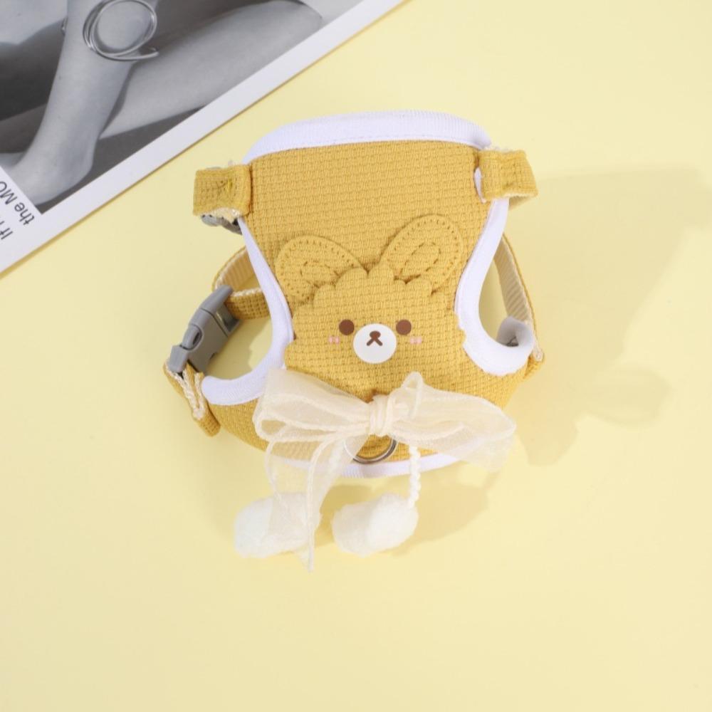 Шлейка для маленьких собак, кошек и собак со свинцовым поводком, нагрудная шлейка и поводок для домашних животных