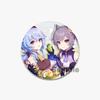 32/44/58mm Genshin Impact Badges Cute Game Anime Lapel Pins 32/44/58mm Round Broochs for Backpack Clothes Accessories Fan Jewelry Gifts