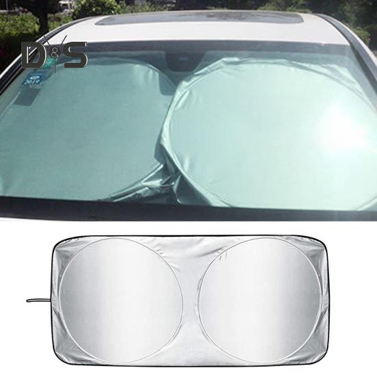 Car Sunshade Cover Foldable Car Windshield Sun Shade Front Window Sunshade Protector Blocks UV Rays Heat Protection Truck Vans Visor Cover