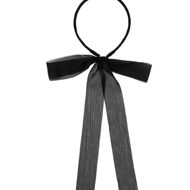 RAWFINED Прозрачная повязка на голову с завязками