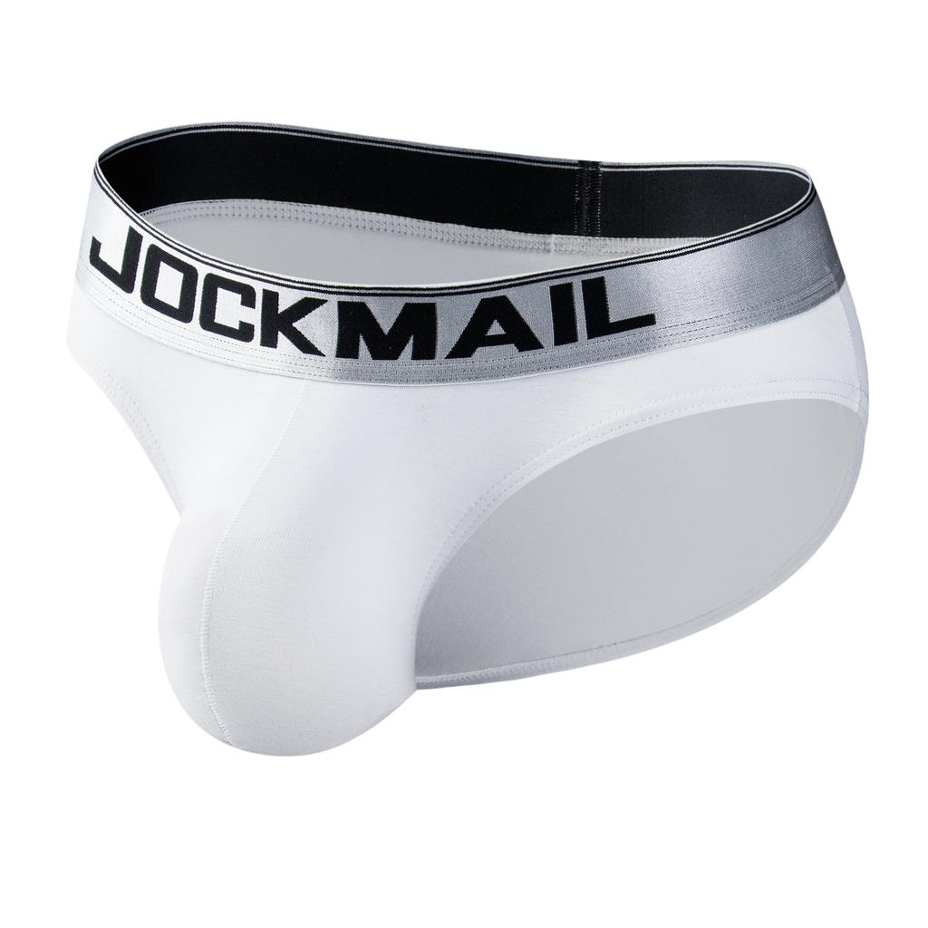 Трусы JOCKMAIL с низкой талией, модное хлопковое дышащее мужское нижнее белье для спорта и отдыха