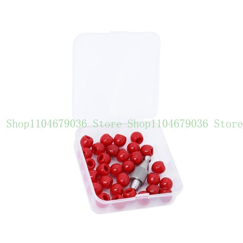 652F 30Pcs/50Pcs Manual Tool Knocks Down Head Dent Repair Hammer Car Dent Repair Tool Accessories Head with Top Cover