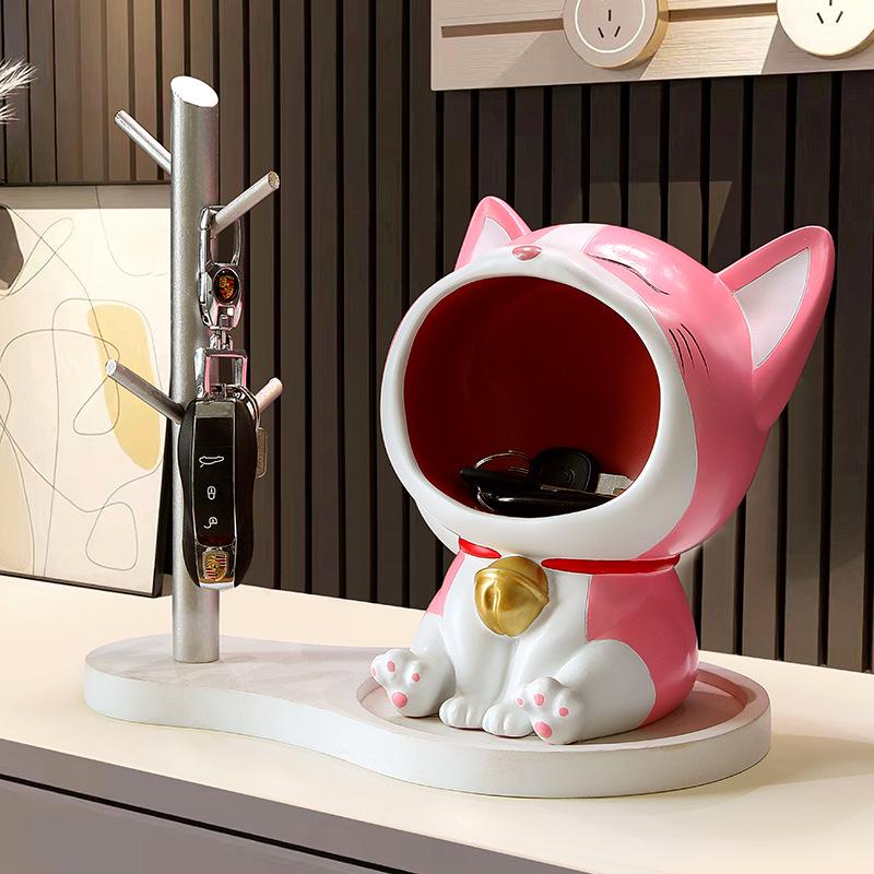 Креативное украшение для крыльца для кошек — милое украшение для дома и место для хранения ключей