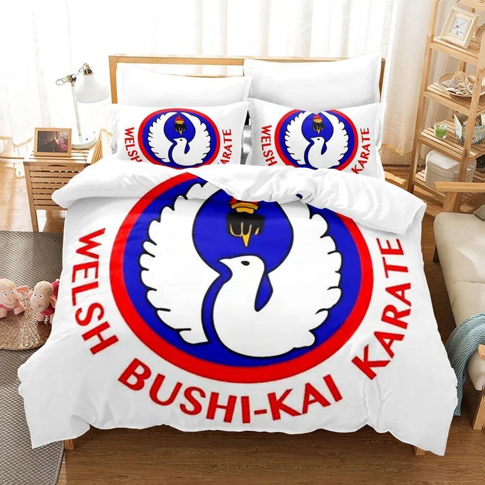 Комплект постельного белья Kyokushin Karate, пододеяльник, постельное белье, односпальное, двуспальное, королевского размера, пододеяльник, домашний текстиль