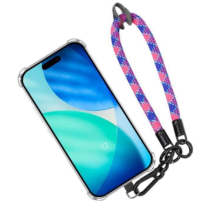 Coque de protection - BOOLING - iPhone 17 - Antichoc - Silicone Transparent - Bracelet Amovible