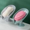 Bathroom Supplies Bathroom Shower Soap Holder Leaf Shape Soap Box Drain Soap Holder Box Sponge Storage Plate Tray Bathroom Gadg