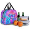 Сумка для ланча для женщин Грибы Священный Трип Психоделический Хиппи Цветной Изолированный Ланч-бокс Холодильник Сумка для Работы Школы