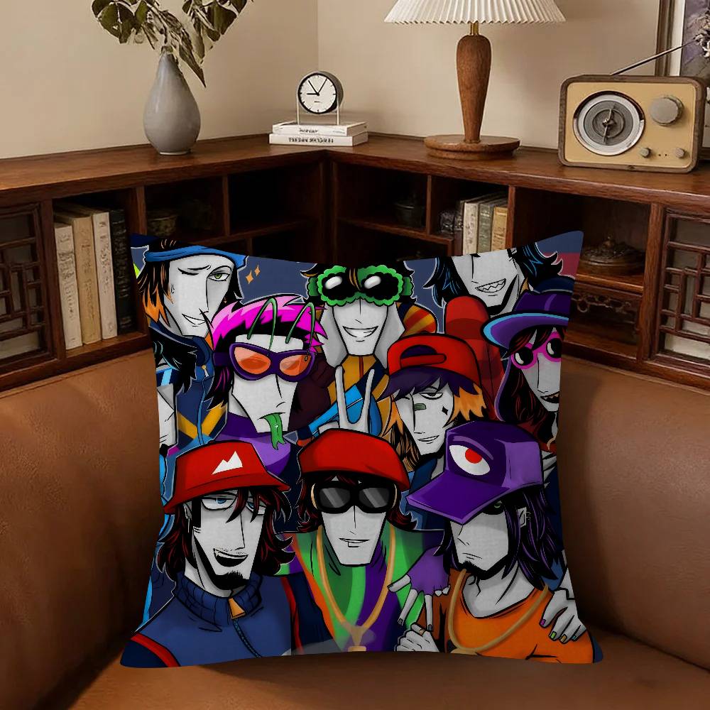 Игровой Аниме Наволочка Incredibox Мультяшный Подарок Чехол для Подушки Спальня Дом Диван Стул Сиденье Декор Наволочка