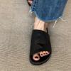 Fashion New Summer Slippers Women 2025 Handmade Retro Thick Soles Non-slip Slides Woman Outside Casual Platform Shoes