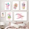 Модные постеры для маникюрных салонов и принтеров, настенное искусство, маникюр, парикмахерская, подарок, холст, картина, гостиная, туалетный столик