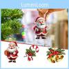 Festive Cartoon Santa Claus Hanging Decoration For Charming Car Accessories