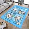 1pc Doraemon Friends Adventure Carpet for Playroom Bedroom Living Room Sofa Home Decor,kids Game Area Rug Non-slip Floor Mat Y7284