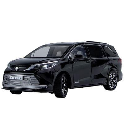 1/24 TOYOTA Sienna MPV Сплавная Модель Автомобиля Литые Металлические Игрушки Модель Коммерческого Автомобиля Симуляция Звук Свет Коллекция Детские Подарки