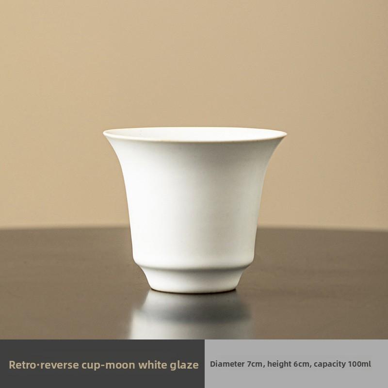 Сине-белый набор чашек для чая гунфу | Чашки из дехуаского фарфора ручной работы - Ароматная/дегустационная чашка | Индивидуальные чашки для дегустации чая