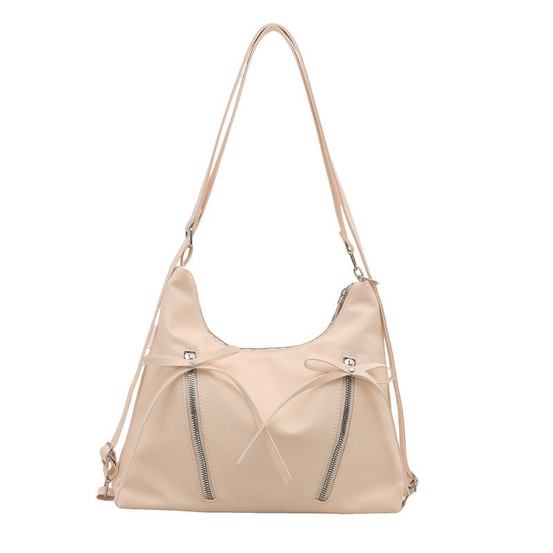 Корейская Мода Сумка-тоут с Бантом: Просторный, стильный и универсальный женский рюкзак для весны 2025 года