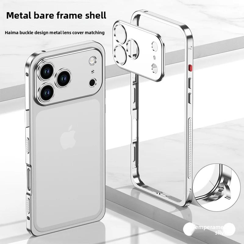 Цветной Прочный Алюминиевый Сплав Тонкий Каркас Чехол Для IPhone 17 Pro Max 17 Air 17Pro Теплоотвод Защита От Падений
