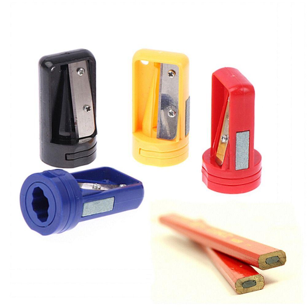 Blue Carpenter Pencil Sharpener Portable Woodwork Pencil Cutter Woodworking Hand Tools   Student