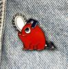 New Enamel Pin Devil Pochita Anime Chainsaw Funny Horror Dog Chainsaw Man Metal Connector Gift Birthday 1pc