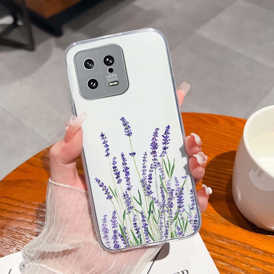 Для Xiaomi 13 14 12 12S 12T 12X Ultra Lite Poco M7 X7 Pro чехол для телефона милый мультяшный рисунок животного прозрачный силиконовый защитный чехол для Xiaomi Capa