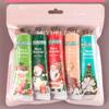 5pcs/box Christmas Gift Ice Cream Hand Cream Set 30g Fruit Fragrance Moisturizing Hydration