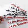 EJG4   1PCS 3D ABS Car Side Fender Emblem Decoration Sticker Auto Modification Accessories for Mercedes Benz 3.2 5.5 6.3 6.5 AMG Badge