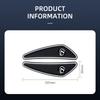 4pcs Car Logo Bumper Anti-Collision Strip For Lexus F-SPORT ES RX NX LS UX LM LX GX LC RZ IS CT GS RC HS SC TX L Accessories