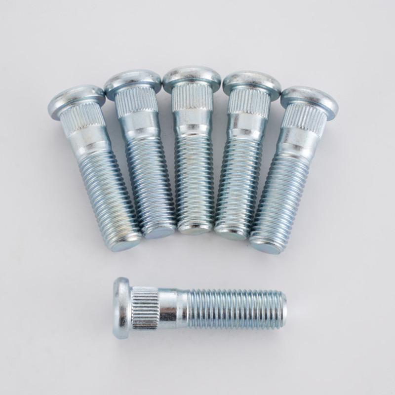 Car Wheel Bolts M12x1.5 48mm/43mm Length 12x 1.5mm Wheel Studs and a 12.3mm Knurl