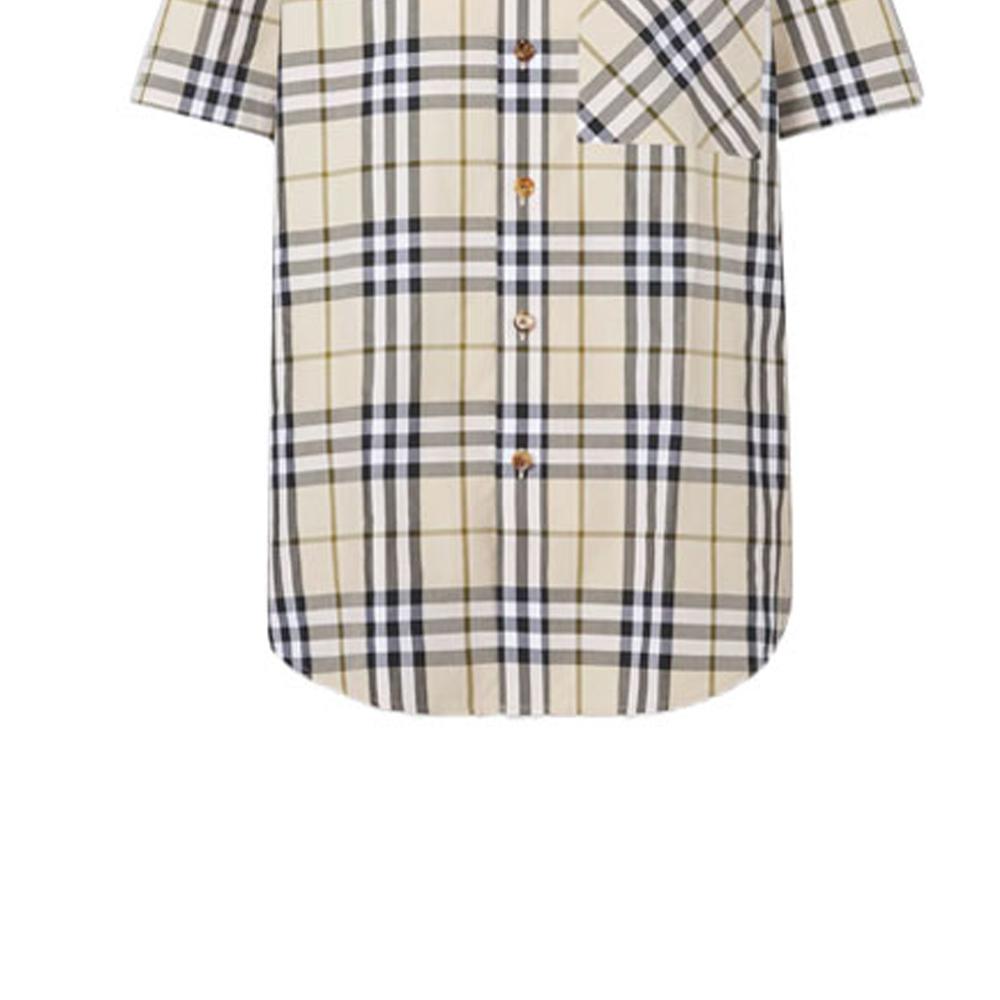 Burberry SS21 Shirt Men's Soft Tawny 80433351