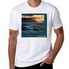Moonflower Album Ocean Tshirt Work Utility Casual Tee Shirt