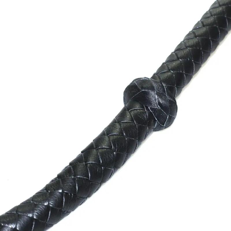 Плетеный кожаный бычий кнут фетиш порка ударная игра кнут для верховой езды кнуты