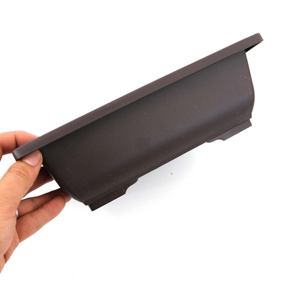 Темно-коричневые Балконные Квадратные/Прямоугольные Горшки для Суккулентов Бонсай Питомниковые Горшки Садовые Принадлежности Кашпо