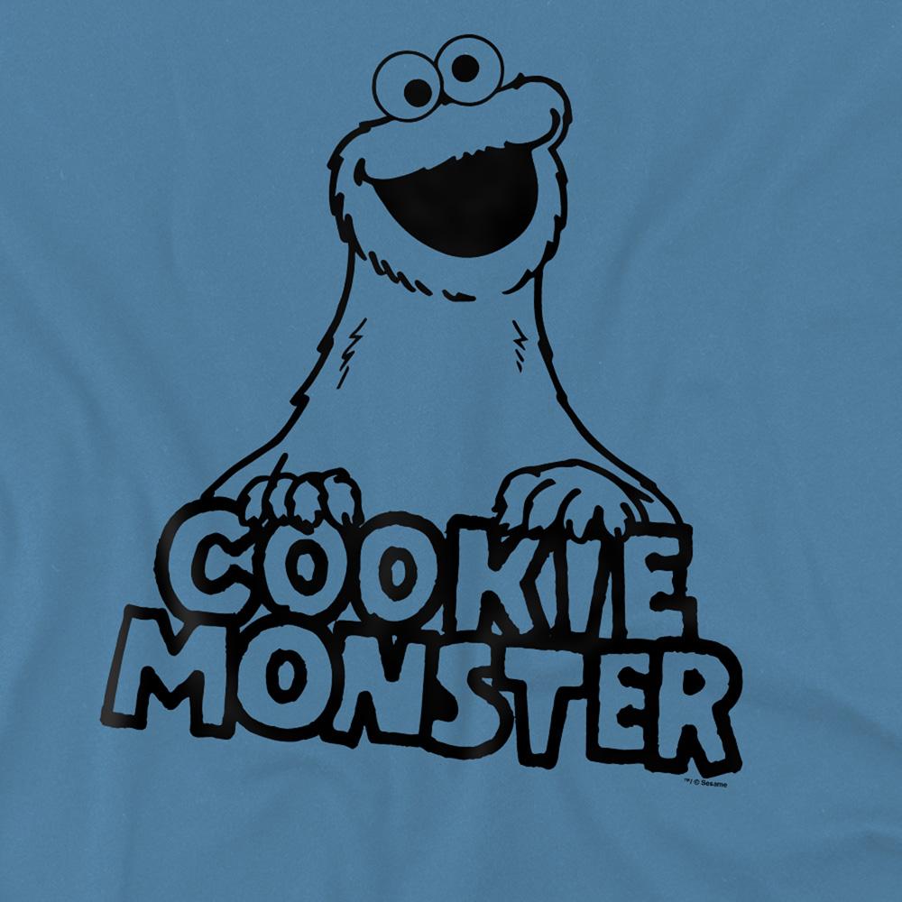 Sesame Street Unisex Adult Cookie Monster Vintage T-Shirt