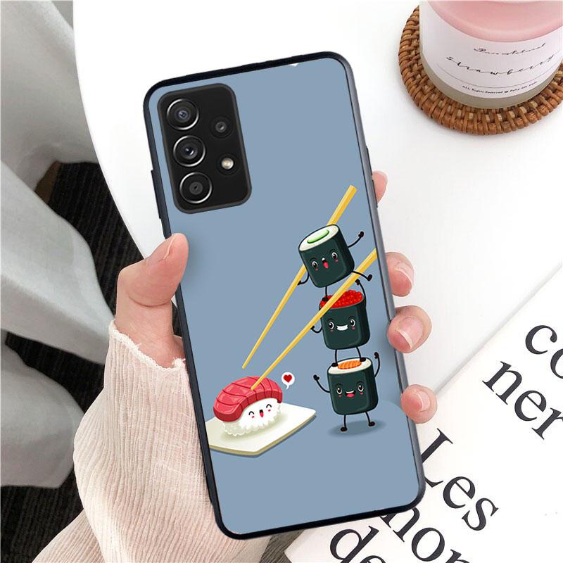 Чехол для телефона Food Sushi для Samsung Galaxy A13 A22 A12 A32 A71 A11 A21S A33 A52 A72 A51 A50 A70 A31 M31